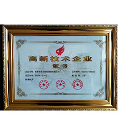 華東巢湖國力航標器材有限公司高新企業(yè)證書
