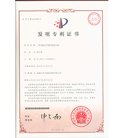華東巢湖國力航標器材有限公司發(fā)明專利證書